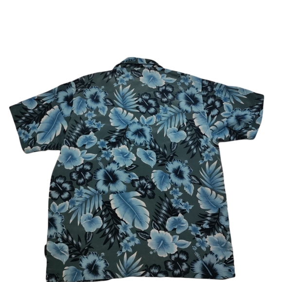 Blend Of America Men's Size L Hawaiian Shirt Floral Tropical Fresh - Picture 2 of 5